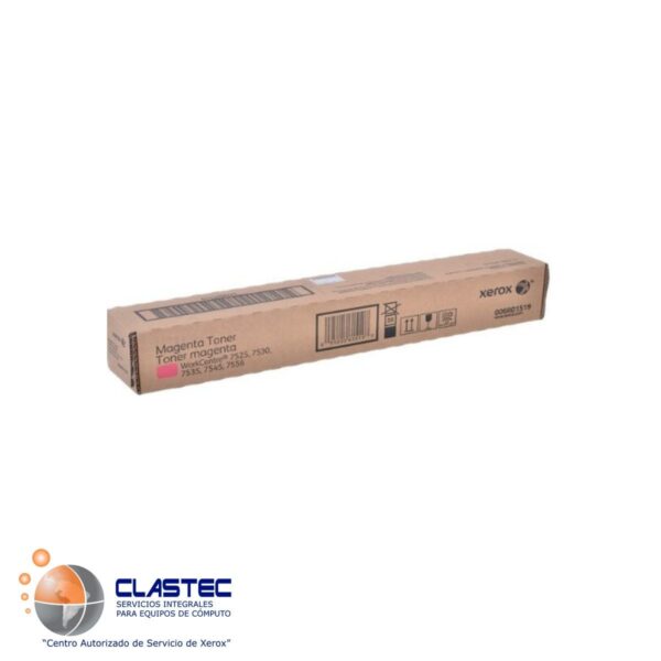 Toner Magenta Estándar Xerox (006R01519) para las impresoras modelos: Workcentre WC 7830; Workcentre WC 7835; Workcentre WC 7845; Workcentre WC 7855; Workcentre WC 7970