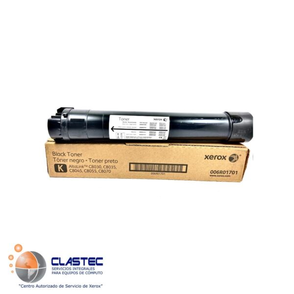Toner Negro Estándar Xerox (006R01701) para las impresoras modelos: C8030; C8035; C8045; C8055; C8070