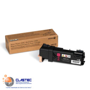 Toner Magenta Estándar Xerox (106R01599) para las impresoras modelos: Phaser 6500; Workcentre WC 6505