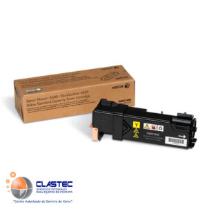 Toner Amarillo Estándar Xerox (106R01600) para las impresoras modelos: Phaser 6500; Workcentre WC 6505