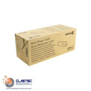 Toner Negro Estándar Xerox (106R02721) para las impresoras modelos: Phaser 3610; Workcentre WC 3615