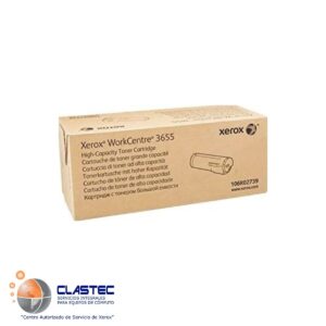 Toner Negro Alta Capacidad Xerox (106R02739) para las impresoras modelos: Workcentre WC 3655