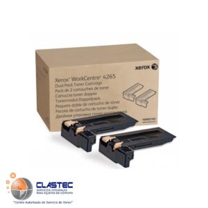 toner dual pack 50k (25k cada uno) Xerox (106R03103) para las impresoras modelos: Workcentre WC 4265