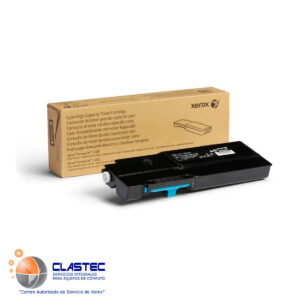 Toner Cyan Alta capacidad Xerox (106R03522) para las impresoras modelos: Versalink C400; Versalink C405