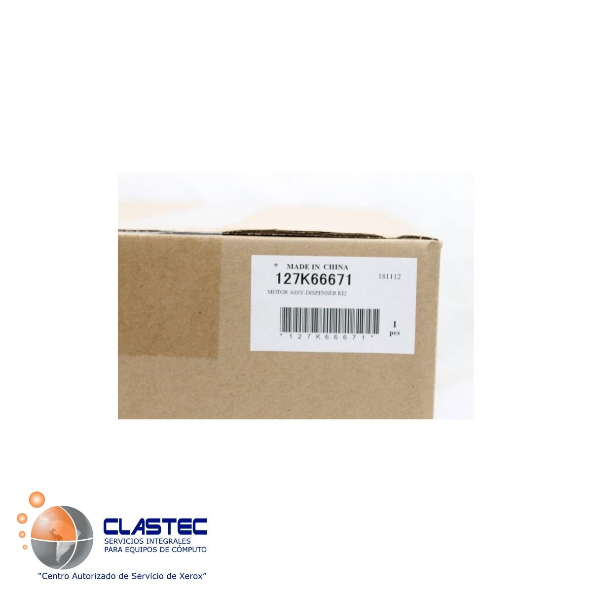 Toner Dispenser Motor Xerox (127K66671) para las impresoras modelos: WorkCentre WC7830; WorkCentre WC7835; WorkCentre WC7845; WorkCentre WC7855; C8030; C8035; C8045; C8055; C8070